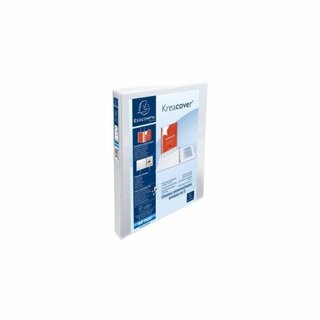 Ringbuch Exacompta 51840E, Kreacover, DIN A4+, 4-Ring, 15 mm, wei�