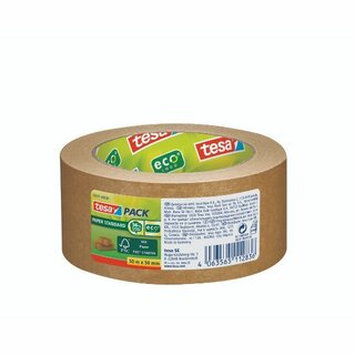 Papier Packband tesa 58291, tesapack Standard ecoLogo, 50 mm x 50 m