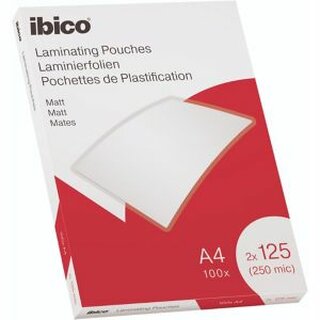 Laminiertasche Ibico 627323, DIN A4, 0,125mm, transparent, 100 Stck