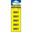Herma Inhaltsschild 2021 SK perm. gelb 60x26mm 100 St