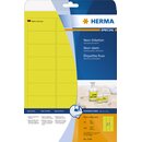 Etiketten Herma 5140, 63,5 x 29,7mm (LxB), neon-gelb, 540...