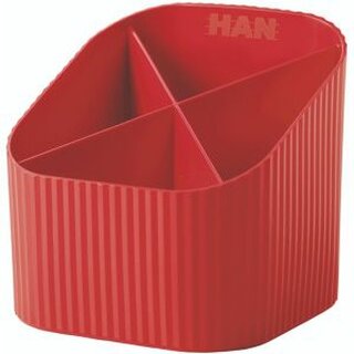 HAN Re-X-LOOP Stiftekcher 17238-917, 100% Recyclingmaterial, rot