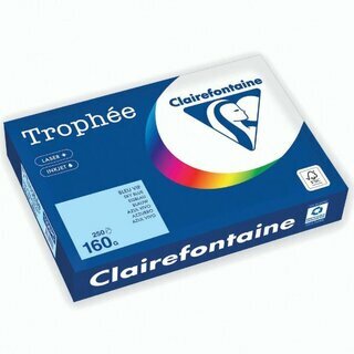 Clairefontaine Kopierpapier Trophee Pastell sky Blattue A4 160g 250 Blatt