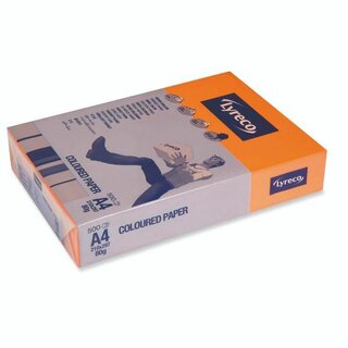 Kopierpapier Comby , A4, 80g, orange, 500 Blatt