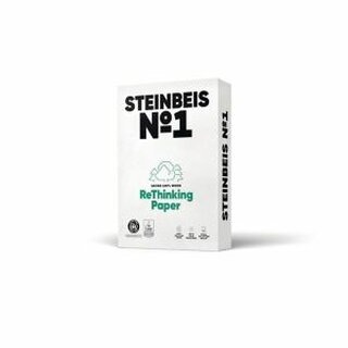 Kopierpapier Recycling Steinbeis No. 1, gelocht, A4, 80g, 70er-Weie, 500Bl