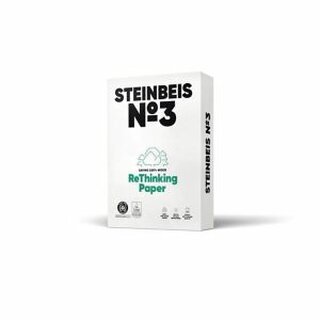Kopierpapier Recycling Steinbeis No. 3, A3, 80g, 90er-Weie, 500 Blatt