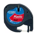 Schriftband Dymo Letratag 91223, Plastik, Breite: 12mm, rot