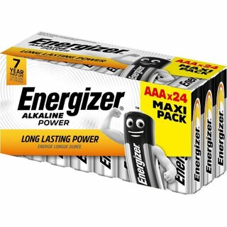 Batterie Energizer E300456500, Micro, LR03/AAA, 1,5 Volt, VALUE, 24 Stck