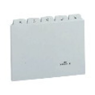 Leitkartenregister Durable 3670, A-Z, A7 quer, weiß