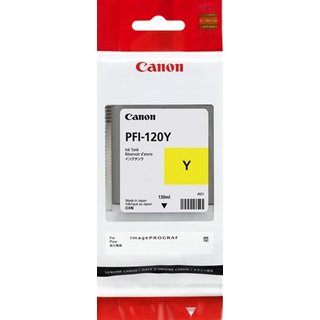 Tinte für CANON PFI-120y  Tintenpatrone gelb130ml