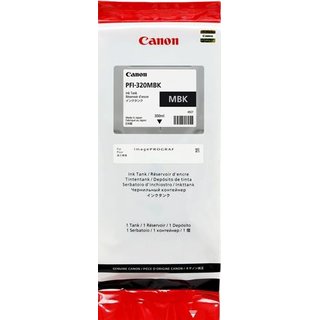 Tinte für Canon PFI-320mbkTintenpatrone Schwarz (Matt) 300ml