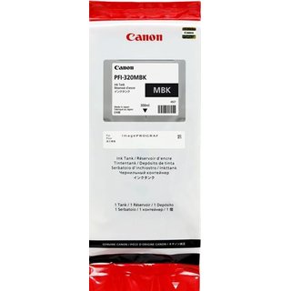 Tinte fr Canon PFI-320mbkTintenpatrone Schwarz (Matt) 300ml