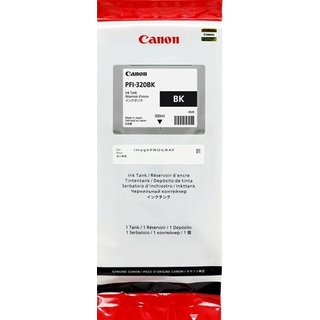 Tinte fr Canon PFI-320bkTintenpatrone Schwarz 300ml