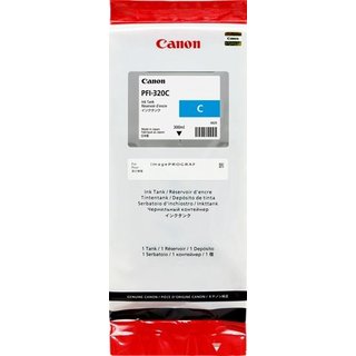 Tinte fr CANON PFI-320c Tintenpatrone cyan 300ml