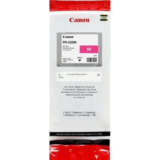 Tinte für CANON PFI-320m Tintenpatrone magenta 300ml