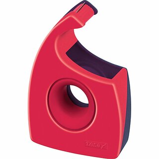 Handabroller Tesa tesafilm Easy Cut 57444, fr 19mm x 33m, rot/blau