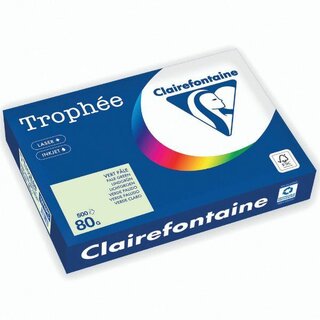 Clairefontaine Kopierpapier Trophee Pastell lindgrn A4 80g 500 Blatt