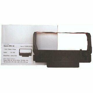 Kores Farbband Epson kompatibel sw/rot für ERC 30 34,38
