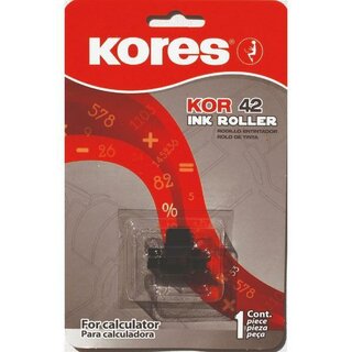 Kores Farbrolle Gr.745 kompatibel sw/rot für Epson IR 40 T