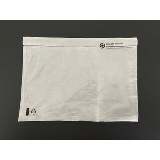 Begleitpapiertasche, selbstklebend, C5, farblos