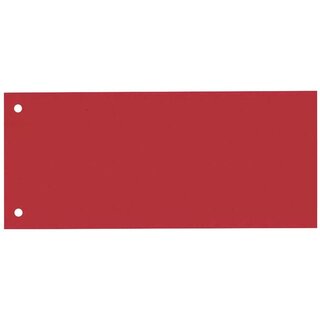 Trennstreifen, Kurze Ausfhrung, 190g/m, 22x10,5cm, rot