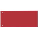 Trennstreifen, Kurze Ausfhrung, 190g/m, 22x10,5cm, rot