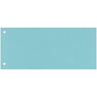 Trennstreifen, Kurze Ausführung, 190g/m², 22x10,5cm, blau