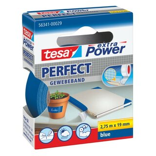 Gewebeband Tesa extra Power 56341, 19mm x 2,75m, blau