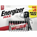 Energizer Batterie Max Alkaline Micro 1,5 V 8 Stck