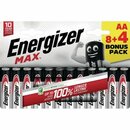 Energizer Max Promotionware Mignon AA 8+4 Stck