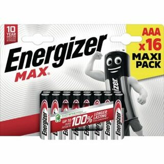 Energizer Batterie Max Alkaline AA LR6 16 Stck