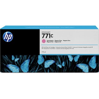 Tintenpatrone HP B6Y11A - 771, Inhalt: 775ml, magenta hell