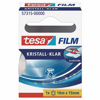 Klebefilm Tesa tesafilm 57315 kristallklar 15mm x 10m