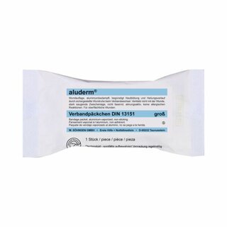 Verbandpäckchen Söhngen 1003373 aluderm DIN groß