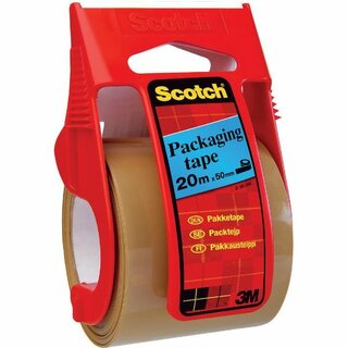 Packbandabroller Scotch C5020D, inkl. 1 Rolle Packband, 50 mm x 20 m, braun