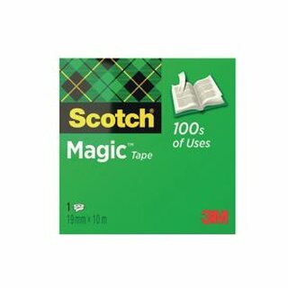 Klebefilm Scotch Magic M8101910, 19 mm x 10 m, matt, 1 Rolle Klebefilm