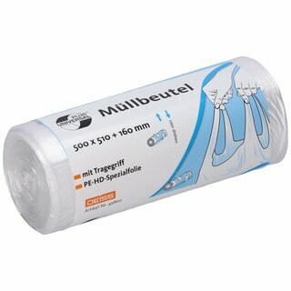 Müllbeutel Deiss 49800, 500x510mm, Füllmenge: 30l, mit...