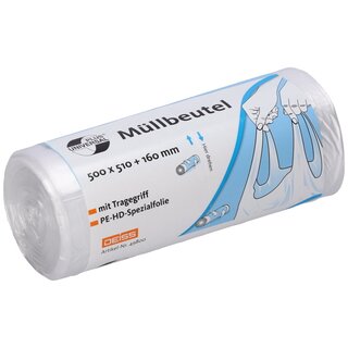 Müllbeutel Deiss 49800, 500x510mm, Füllmenge: 30l, mit...