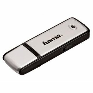 USB-Stick Hama 90894 Fancy, Speicherkapazitt: 16GB, silber/schwarz