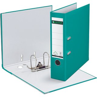 Ordner Plastik, PP-kasch., Einsteckrückenschild, A4, 80...