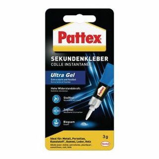 Sekundenkleber Pattex PSG2C, Ultra Gel, 3g