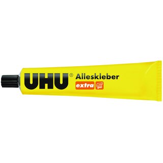 Alleskleber UHU 46050, 125g-Tube extra tropffrei, 5 Stck