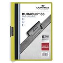 Klemmmappe Durable Duraclip 2209, A4, Fassungsvermgen:...