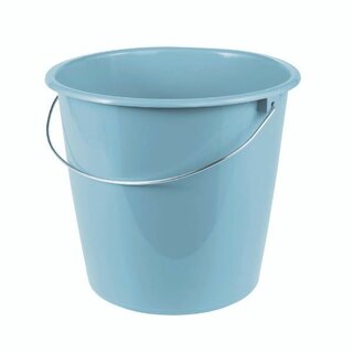 keeeper Eimer erik 1010468000000, PP, mit Metalllbgel rund, 10 l, nordischblau