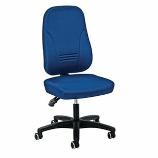 Brostuhl Prosedia Younico 1451, hohe 3D-Rckenlehne, 3 Stunden-Stuhl, blau