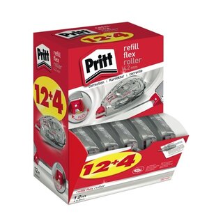 Korrekturroller Pritt PRR4M, nachfllbar, 12mx4,2mm, 12+4 Stck