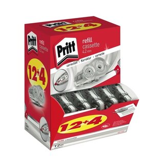 Nachfllkassette Pritt PRX4M, 12+4 Stck (fr Korrekturroller PRR4M)