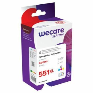 Tintenpatrone wecare komp. mit Canon CLI-551, Inhalt:...
