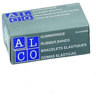 Gummiring, 10 x 50 g, Schachtel klein, Kautschuk, Ø: 40...