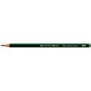 Bleistift Faber-Castell 119004 9000, 4B, grn lackierter...